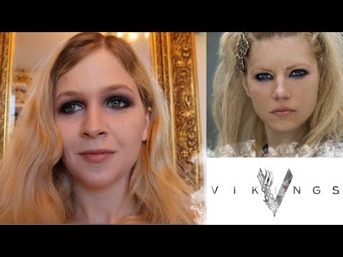 Vikings Lagertha Makeup look Tutorial / Transformation Smokey Eye Shield Maiden
