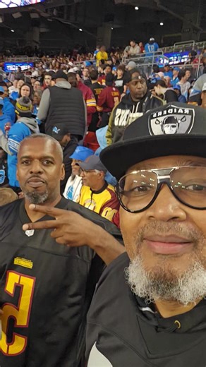 Jay Jay invited me to the game for moral support. The last time I was at the Northwest Stadium the Commander fans were very disrespectful. | Terry Scott