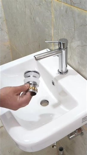 wash basin waste coupler fitting #shorts #washbasins #yt #diy