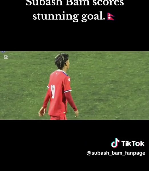 Subash Bam scores a brilliant goal against Srilanka in ongoing U-19 Saffchampionship. #sbam #goal #saff #highlight #fyp