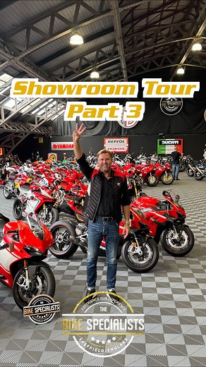 3.5K views · 1.8K reactions | The big reveal is here! Say hello to Showroom No. 3 – the newest addition to our lineup, now open and packed with top-tier investment bikes. Which one’s going home with you? We’re proud to be Europe’s largest investment motorcycle dealer, and this new showroom is just another step in raising the bar. | The Bike Specialists | Facebook
