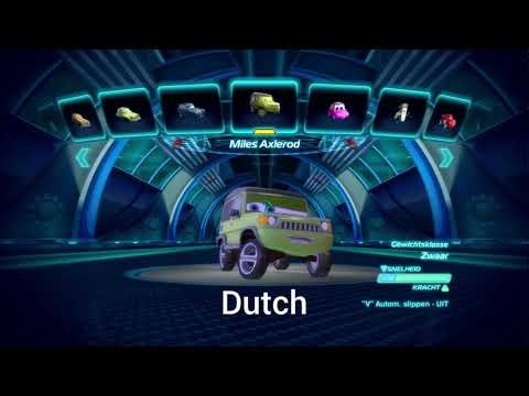 Cars 2 Miles axlerod's select voice line multilanguage