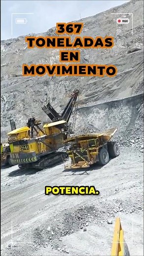 367 tons moving | Large-scale mining