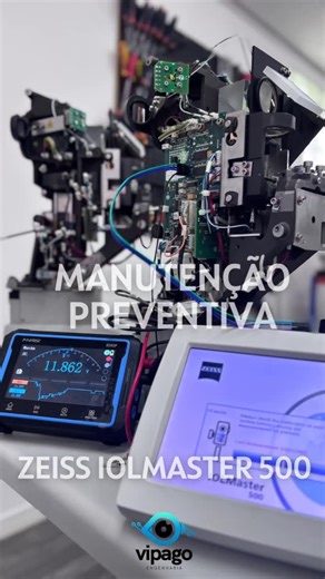 VIPAGO ENGENHARIA on Instagram: "IOLMaster 500 - Apresentava erro no laser - Após manutenção corretiva e preventiva + calibração, agora em perfeito funcionamento ✅ A Vipago Engenharia traz soluções para o seu biometro óptico ⚙️ #equipamentosoftalmológicos #tecnologiaemsaúde #oftalmologia #retinopatiadiabética #biometro #cirurgiarefrativa #catarata #ceratometria #topografiacorneal #biometriaoptica #oftalmo"