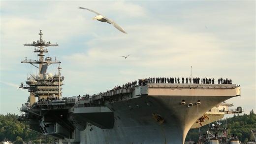 From USS Nimitz to USS Ranger: Aircraft carriers homeported in Bremerton over the decades
