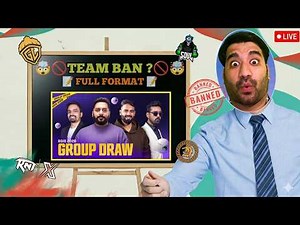 KAUN HUA BAN 🚫😱Lafda Hone Wala Hai 🌶 BGIS QF & SF - Group Draws Full Format Explained 📝#bgis #live