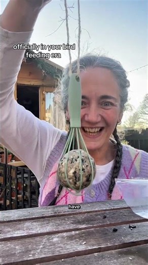 Have you seen these hand-whisk bird feeders? #BirdTok #diybirdfeeder #birdfeeding #ukbirdfeeder