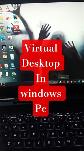 Virtual Desktop in windows pc #shorts #youtubeshorts