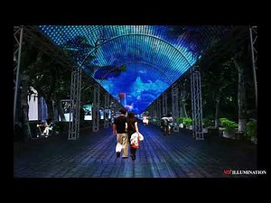 Amazing RGB Pixel LED Light Tunnel LED Tunnel Lighting Design Referrence