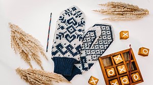 CROCHET PATTERN Traditional Fair Isle Crochet Mitten Pattern, One Size Crochet Pattern, Winter Glove Mitten Accessories - Etsy