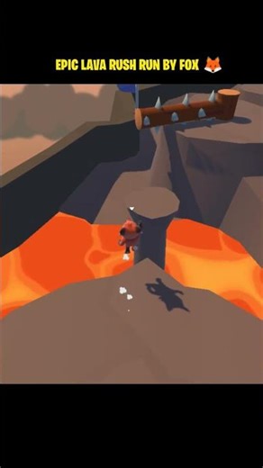 Epic Lava Rush Run By Fox 🦊✨🔥 #stumbleguys