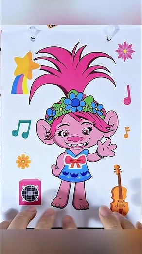 Trolls Band Together Movie Cute Stickers Characters #trolls3 #trollsbandtogether #trolls