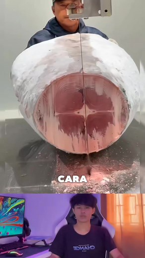 261K views · 744 reactions | cara praktis memotong ikan tuna frozen #tutorial #ide #kreatif #alat #canggih #gergaji #mesin #nelayan #ikan #fyp #reels #viral | Cecef Pranata | Facebook