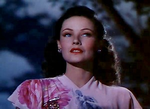 A chance encounter with German measles dramatically changed actress Gene Tierney's life