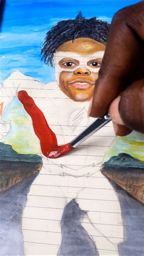 Drawing ISHOWSPEED as THE FLASH⚡#challenge #drawing #ishowspeed #flash #artchallenge