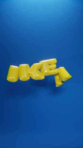 Quickly make inflated text in blender! 🎈 #blender #3danimation