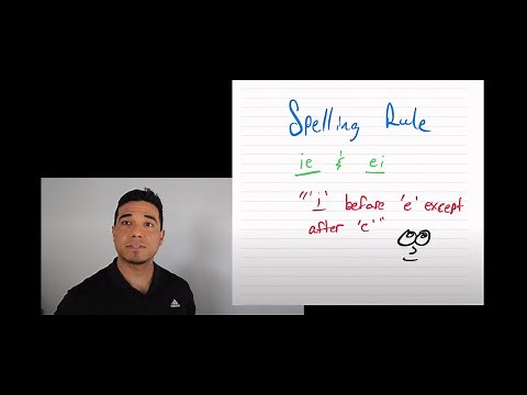 English Spelling Rule: ie / ei