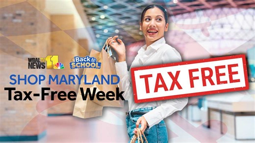 Maryland Tax-Free Week 2025: See what's eligible and when