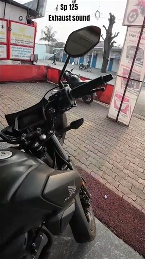 Honda SP 125 bs6 obd2 exhaust sound #honda #hondasp125 #sp125