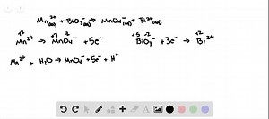 Use the half-reaction method to balance the redox equations....