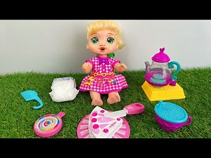 Satisfying with Unboxing Cute Baby Alive Doll Changing Diaper Play - Set Collection | ASMR video