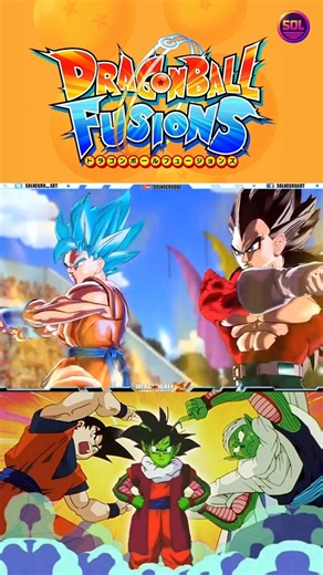SSB Goku + SSJ4 Vegeta FUSION | SS Blue 4 Gogeta #dragonball