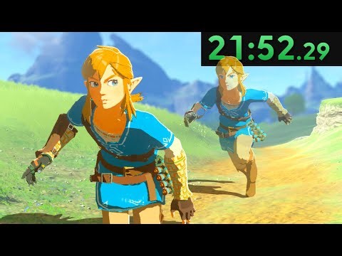 Racing to Beat Myself in Breath of the Wild Speedrunning