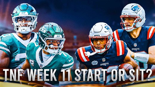 Jets-Patriots Fantasy Football Week 11 Start ‘Em, Sit ‘Em
