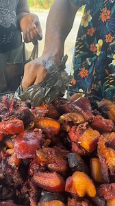 5.4K views · 129 reactions | While en route back from shoot earlier today, we chanced upon a vendor selling roasted bushmeat, prompting an impromptu stop to procure some. The ensuing experience was truly fascinating, offering a unique glimpse into the local culinary culture. Watch as we delve into this intriguing encounter | David Jones David | Facebook