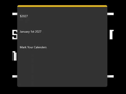 The Countdown Starts