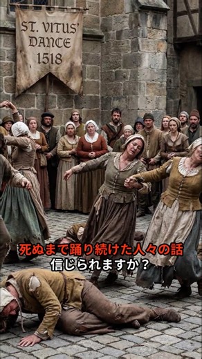 音楽もないのに踊り続ける奇病「ダンシング・マニア」とは？