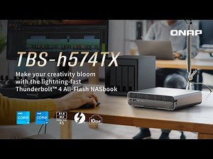 TBS-h574TX: Thunderbolt 4 all-flash NASbook supports E1.S/M.2 NVMe SSDs, empowering ongoing projects