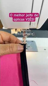 The Best Way to Attach Bias Tape #sewing #shortsyoutube