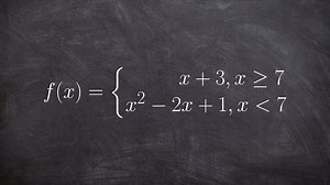 Evaluate the limit of a piecewise function using left and right hand limits