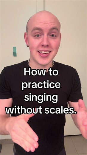 Don’t like scales? No problem. Just use a song you like and sing it over and over! #voicecoach #howtosing #emo #hotmulligan