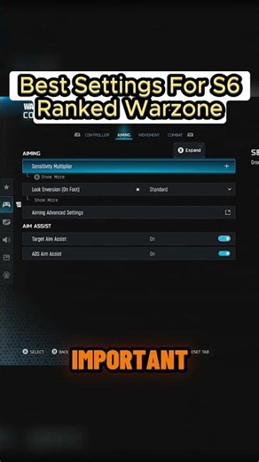 Best Settings For Season 6 Ranked Warzone!
