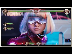 Military-Grade Droid vs Kung-Fu Droid with Healthbars