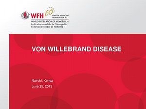 Von willebrand disease - SlideServe
