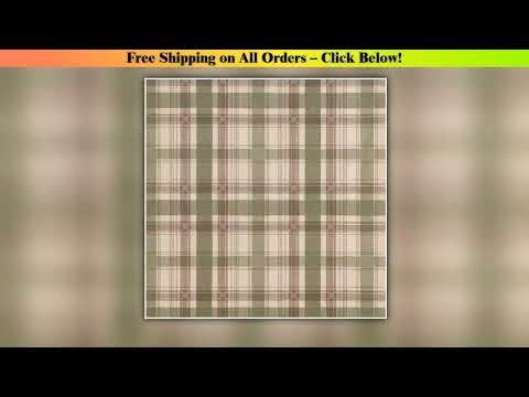 Scottish Tartan Vintage Plaid Wallpaper American Country Living Room Bedroom Geometric Grid