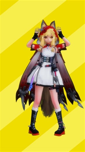 【명일방주: 엔드필드】로시 우아우아~ Caramelldansen #명일방주엔드필드 #엔드필드 #mmd #arknightsendfield #로