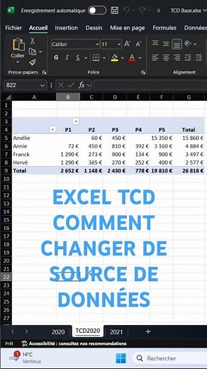 Pivot Table Excel | Change Data Source Automatically
