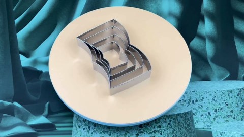 Open Book Cookie Cutter Set Assorted Sizes - 5 inch, 4 inch, 3 inch, 2 inch - 4 Piece - Stainelss Steel