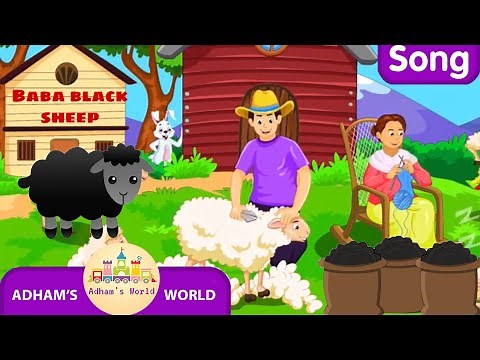Baba black sheep nursery rhymes and sheep song
