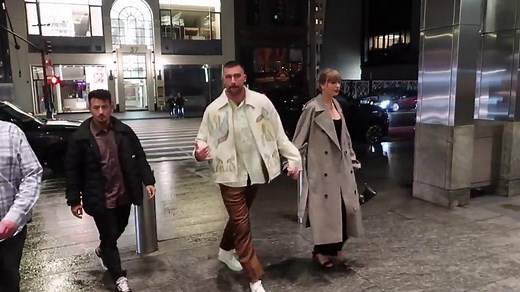 Taylor Swift and Travis Kelce were spotted holding hands for the first time since their whirlwind romance took the world by storm.