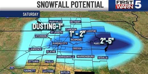 FIRST WARN FORECAST: First Warn today for snow and winter weather advisories