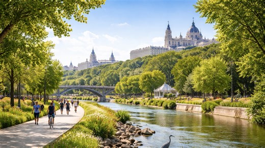 How Madrid turned a buried highway into one of Europe’s great urban parks