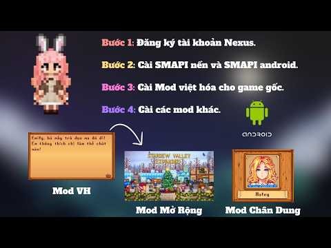 SMAPI Android: Cài Mod Stardew Valley Cực Dễ Cho Người Mới #stardewvalleymods #stardewvalley