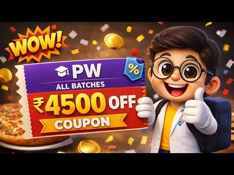 🔥 PW All Batches Coupon Code Today 2026 📚 | ₹5100 OFF 🎁 | Physics Wallah Promo Code India 🇮🇳