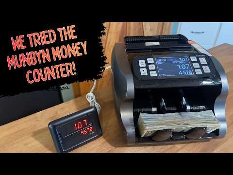 MUNBYN IMC22 Money Counter Review | Mixed Denomination Bill Counter Test | Insanely Fast!