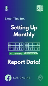 30K views · 292 reactions | Excel Tips to Write Monthly Data Quickly! #Excel #exceltips #DataEntry #accounting #Spreadsheets | SUS ONLINE | Facebook